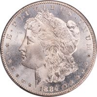 1884-CC Morgan Dollar ($1) Obverse Image
