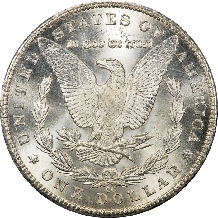 1884-CC Morgan Dollar ($1) Reverse Image