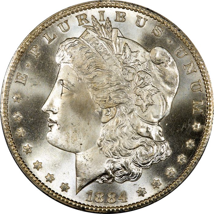 1884-CC Morgan Dollar ($1) Photo 3