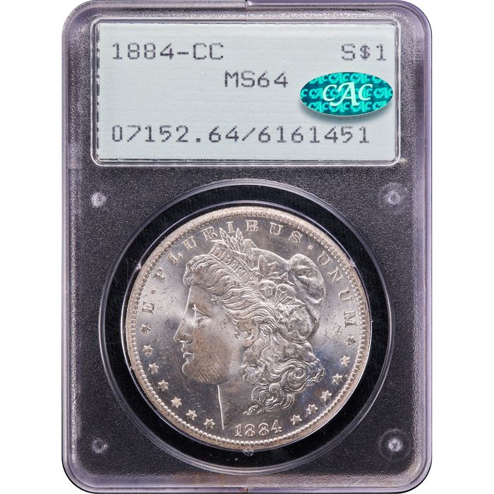 1884-CC Morgan Dollar ($1) Rattler Obverse Image