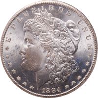 1884-CC Morgan Dollar ($1) Rattler Photo 3