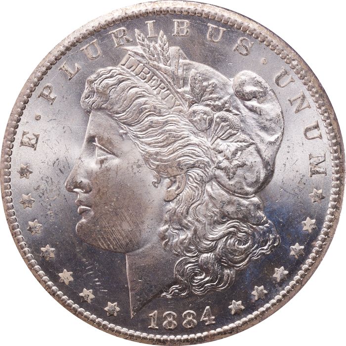 1884-CC Morgan Dollar ($1) Rattler Photo 3