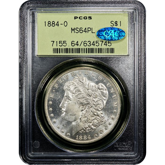 1884-O Morgan Dollar ($1) OGH Obverse Slab Image