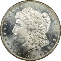 1884-O Morgan Dollar ($1) OGH Obverse Image