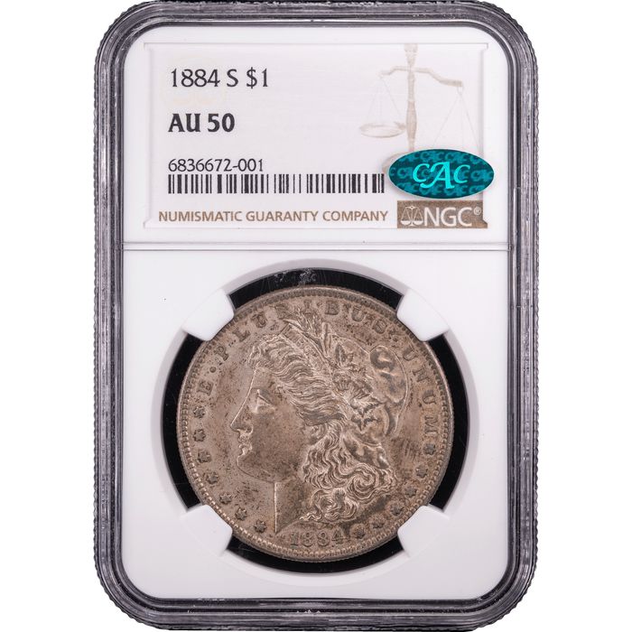 1884-S Morgan Dollar ($1) Obverse Slab Image