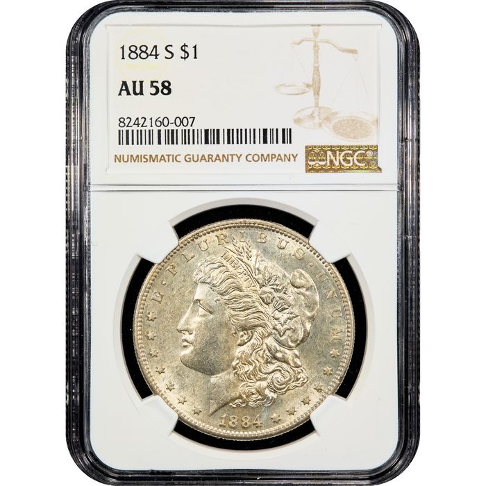 1884-S Morgan Dollar ($1) Obverse Slab Image
