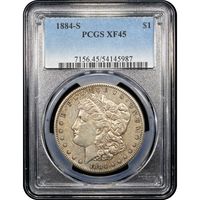 1884-S Morgan Dollar ($1) Obverse Slab Image