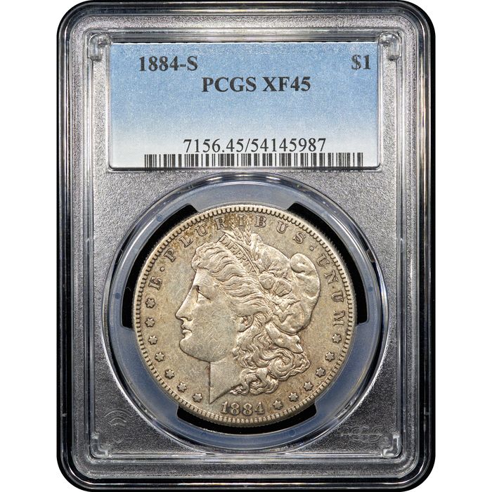 1884-S Morgan Dollar ($1) Obverse Slab Image