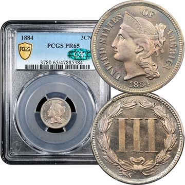 1884 Three Cent Nickel (3CN) Composite Image