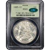 1885-CC Morgan Dollar ($1) OGH Obverse Image