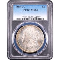 1885-CC Morgan Dollar ($1) Obverse Slab Image