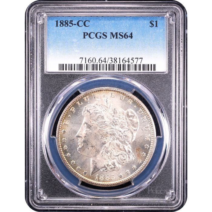 1885-CC Morgan Dollar ($1) Obverse Slab Image