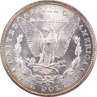 1885-CC Morgan Dollar ($1) Reverse Image