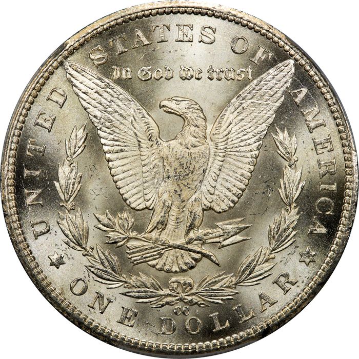 1885-CC Morgan Dollar ($1) Reverse Image