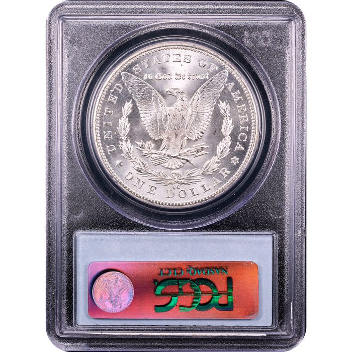 1885-CC Morgan Dollar ($1) Reverse Slab Image