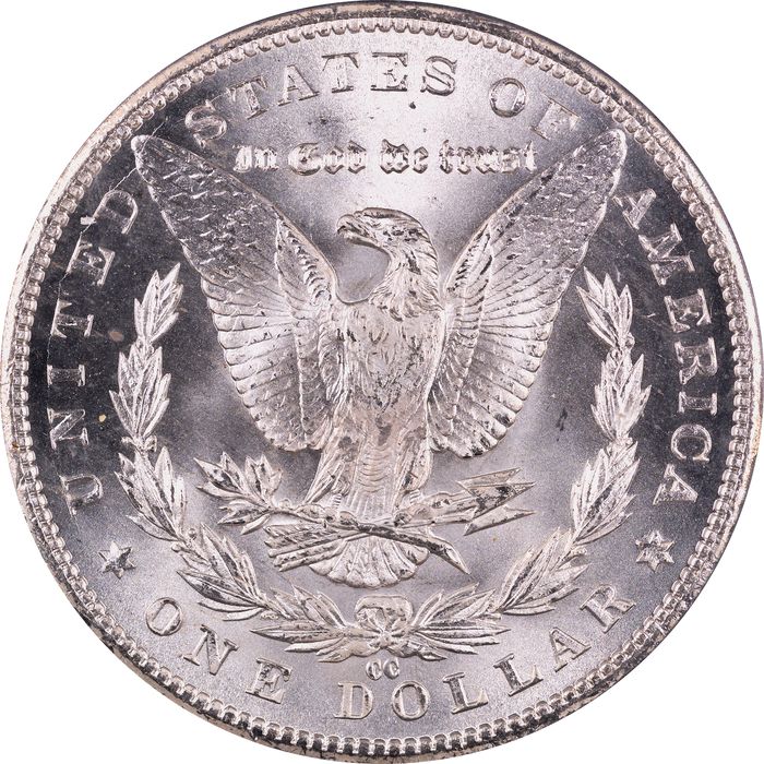 1885-CC Morgan Dollar ($1) Reverse Image