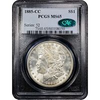 1885-CC Morgan Dollar ($1) Obverse Slab Image