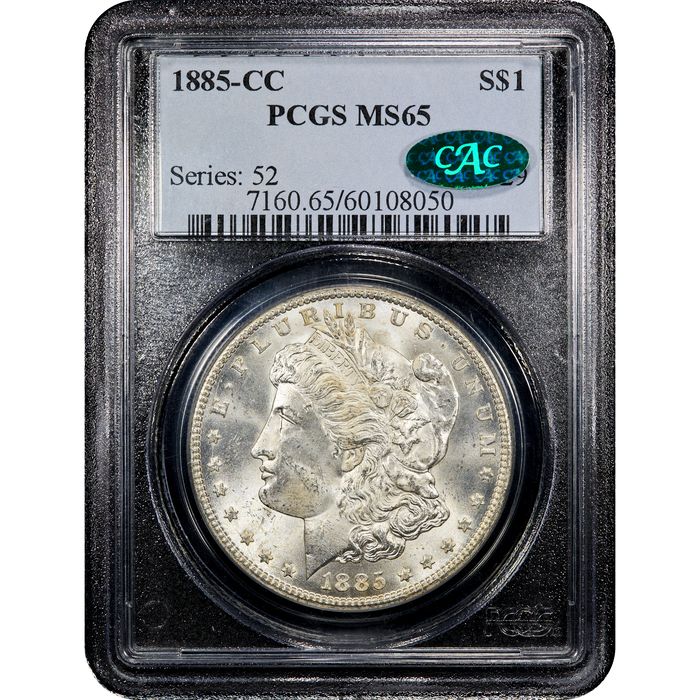 1885-CC Morgan Dollar ($1) Obverse Slab Image