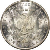 1885-CC Morgan Dollar ($1) Reverse Image
