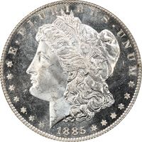 1885 Morgan Dollar ($1) Obverse Image