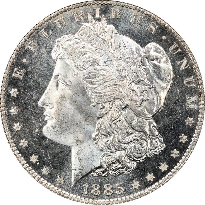 1885 Morgan Dollar ($1) Obverse Image
