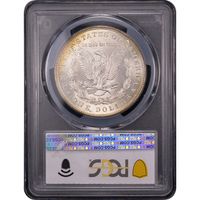 1885 Morgan Dollar ($1) Rainbow Toner Reverse Slab Image
