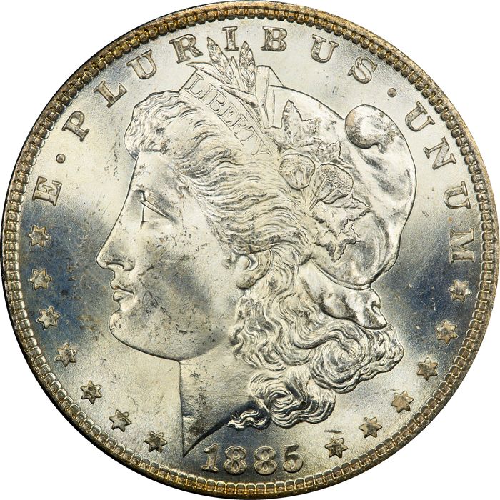 1885 Morgan Dollar ($1) Rattler Photo 3