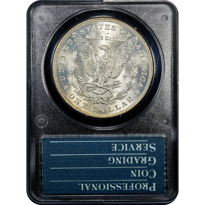 1885 Morgan Dollar ($1) Rattler Reverse Image