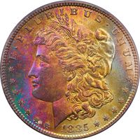 1885 Morgan Dollar ($1) Toner Obverse Image