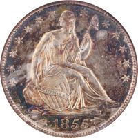 1885-O Arrows Seated Liberty Half Dollar Obverse Image