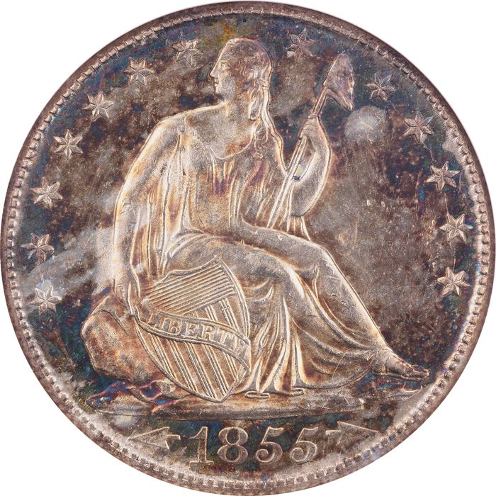 1885-O Arrows Seated Liberty Half Dollar Obverse Image
