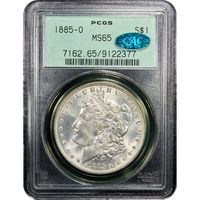 1885-O Morgan Dollar ($1) OGH Obverse Image