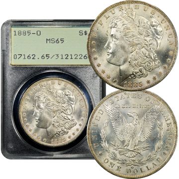 1885-O Morgan Dollar ($1) Rattler Composite Image