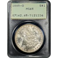 1885-O Morgan Dollar ($1) Rattler Obverse Slab Image