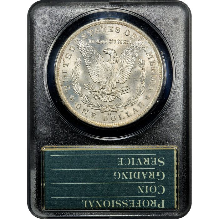 1885-O Morgan Dollar ($1) Rattler Reverse Slab Image