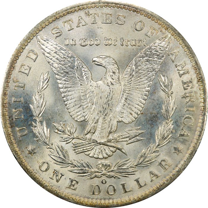 1885-O Morgan Dollar ($1) Rattler Reverse Image