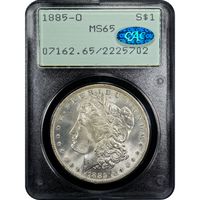 1885-O Morgan Dollar ($1) Rattler Obverse Image