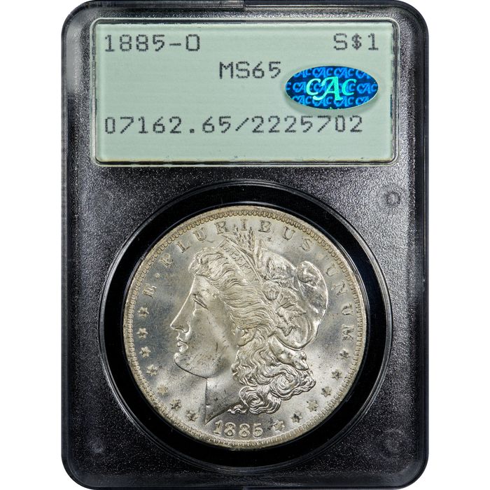 1885-O Morgan Dollar ($1) Rattler Obverse Image
