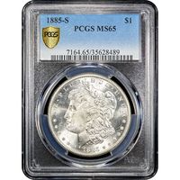 1885-S Morgan Dollar ($1) Obverse Slab Image