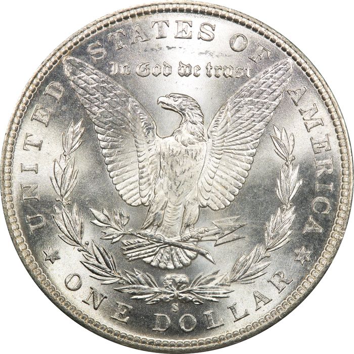 1885-S Morgan Dollar ($1) Reverse Image