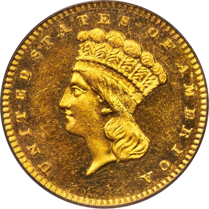 1886 Gold Dollar (G$1) Photo 3