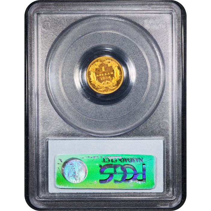 1886 Gold Dollar (G$1) Reverse Image