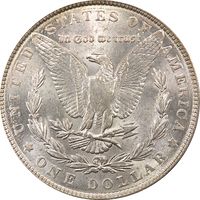 1886 Morgan Dollar ($1) OGH Reverse Image