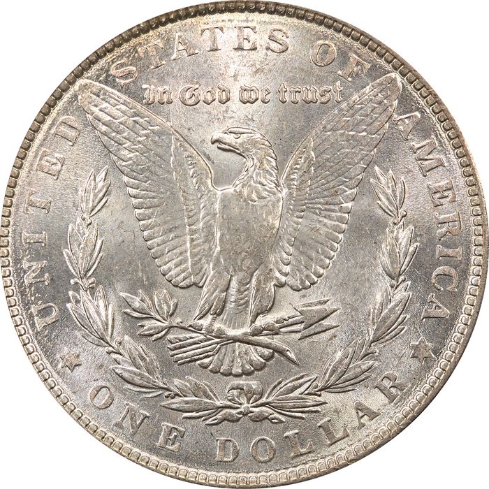 1886 Morgan Dollar ($1) OGH Reverse Image