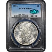 1886 Morgan Dollar ($1) Obverse Slab Image