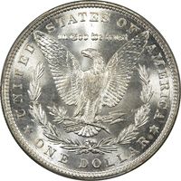 1886 Morgan Dollar ($1) Reverse Image