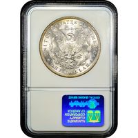 1886 Morgan Dollar ($1) Rainbow Toner Reverse Image
