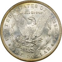 1886 Morgan Dollar ($1) Rainbow Toner Photo 4