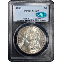 1886 Morgan Dollar Obverse Image