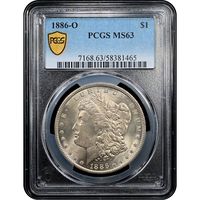 1886-O Morgan Dollar ($1) Obverse Slab Image